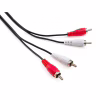 Кабель мультимедійний 2xRCA M to 2xRCA M 1.8m Vinga (VCP2RCA1.8) - Image 1