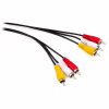 Кабель мультимедийный 3xRCA M to 3xRCA M 1.8m Vinga (VCP3RCA1.8) - Image 1