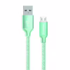 Дата кабель USB 2.0 AM to Micro 5P 1.0m mint ColorWay (CW-CBUM002-MT) - Image 1