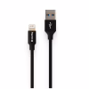 Дата кабель USB 2.0 AM to Lightning 2.0m black ColorWay (CW-CBUL007-BK) - Image 1