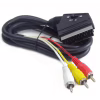 Кабель мультимедийный SCART M to 3xRCA M 1.8m Cablexpert (CCV-519-001) - Image 1