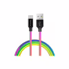 Дата кабель USB 2.0 AM to Micro 5P 1.0m multicolor ColorWay (CW-CBUM017-MC) - Image 1