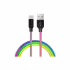 Дата кабель USB 2.0 AM to Micro 5P 1.0m multicolor ColorWay (CW-CBUM017-MC) - Image 1