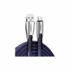 Дата кабель USB 2.0 AM to Micro 5P 1.0m zinc alloy blue ColorWay (CW-CBUM011-BL) - Image 1