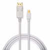 Кабель мультимедійний miniDisplayPort M to Display Port M 1.8m 4K white Vinga (VCPMDPDP1.8WH) - Image 1
