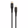 Дата кабель USB-C to Lightning 1.0m 3A 18W nylon braided black Vinga (VCPTCL3ANBK) - Image 1