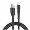 Дата кабель USB 2.0 AM to Lightning 1.0m led black ColorWay (CW-CBUL034-BK) - Image 1