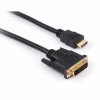 Кабель мультимедийный HDMI M to DVI M 3.0m 24+1pin Vinga (VCPHDMIDVI3) - Image 1