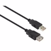 Дата кабель USB 2.0 AM/AF 3.0m Vinga (VCPUSBAMAF3BK) - Image 1