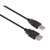 Дата кабель USB 2.0 AM/AF 3.0m Vinga (VCPUSBAMAF3BK) - Image 1