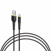 Дата кабель USB 2.0 AM to USB-C 0.2m black Intaleo (1283126487446) - Image 1