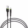 Дата кабель USB 2.0 AM to USB-C 1.2m black Intaleo (1283126487484) - Image 1