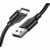 Дата кабель USB 2.0 AM to USB-C 1.0m US287 Black Ugreen (60116) - Image 1