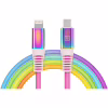 Дата кабель USB-C to Lightning 1.0m MFI Rainbow REAL-EL (EL123500054) - Image 1