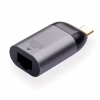 Перехідник USB-C to RJ45 Ethernet 1000Mbps compact Vinga (VCPATCLGBC) - Image 1