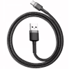 Дата кабель USB 3.1 AM to Type-C 0.5m 3A grey-black Baseus (CATKLF-AG1) - Image 1