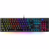 Клавіатура Vinga KBGM-100 LED Blue Switch USB Black (KBGM-100 Black) - Image 1