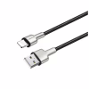 Дата кабель USB 2.0 AM to Lightning 1.0m head metal black ColorWay (CW-CBUL046-BK) - Image 1