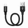 Дата кабель USB 2.0 AM to Lightning 0.25m black ColorWay (CW-CBUL048-BK) - Image 1