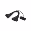 Перехідник MB power connector splitter 24-pin, 0.3m Cablexpert (CC-PSU24-01) - Image 1