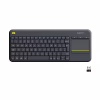 Клавіатура Logitech K400 Plus Touch Wireless UA Black (920-007145) - Image 1