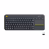 Клавіатура Logitech K400 Plus Touch Wireless UA Black (920-007145) - Image 1