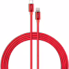 Дата кабель USB-C to Lightning 1.0m 20W Nylon Red Vinga (VCDCCLM531) - Image 1