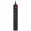 Сетевой фильтр питания REAL-EL RS-6 Protect M 1.8m, black (EL122300032) - Image 1