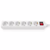 Сетевой фильтр питания REAL-EL RS-6 Protect M 5m, white (EL122300035) - Image 1