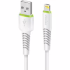 Дата кабель USB 2.0 AM to Lightning 2.0m CBFLEXL2 white Intaleo (1283126521416) - Image 1