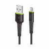 Дата кабель USB 2.0 AM to Micro 5P 2.0m CBFLEXM2 black Intaleo (1283126521430) - Image 1