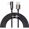 Дата кабель USB 2.0 AM to Lightning 2.0m CALCS 2.4A 90 Legend Series Elbow Black Baseus (CALCS-A01) - Image 1