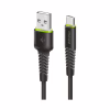Дата кабель USB 2.0 AM to USB-C 2.0m CBFLEXT2 Black Intaleo (1283126521423) - Image 1