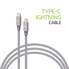 Дата кабель USB-C to Lightning 1.0m CBGNYTL1 30W Grey Intaleo (1283126559587) - Image 1