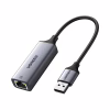 Перехідник USB 3.0 AM to RJ45 Ethernet 1000Mbps CM209 Ugreen (50922) - Image 1