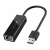 Перехідник USB 3.0 AM to RJ45 Ethernet 1000Mbps CR111 Black Ugreen (20256) - Image 1