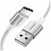 Дата кабель USB 2.0 AM to USB-C 1.5m 3.0A 18W US288 White Ugreen (60132) - Image 1
