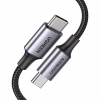 Дата кабель USB-C to USB-C 3.0m 5A 100W US316 Black Ugreen (90120) - Image 1