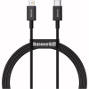 Дата кабель USB-C to Lightning 1.0m 20W Superior Series Black Baseus (CATLYS-A01) - Image 1