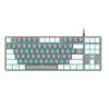Клавіатура Aula F3287 Keycap KRGD Blue USB UA White/Grey (6948391240688) - Image 1
