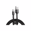 Дата кабель USB 2.0 AM to Micro 5P 3.0m 2A Gray-Black Baseus (CAMKLF-HG1) - Image 1