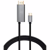 Кабель мультимедийный USB-C to DisplayPort M 1.5m v1.2 4K60Hz PD 100W port Vinga (VCPVCCD1215PD) - Image 1
