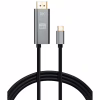 Кабель мультимедійний USB-C to DisplayPort M 1.5m v1.4 8K60Hz PD 100W port Vinga (VCPVCCD1415PD) - Image 1