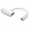 Перехідник Type-C to Type-C Jack 3.5mm white AC-202 XoKo (XK-AC-202-WH) - Image 1