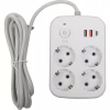 Мережевий фільтр живлення XoKo XK-SP-4-2-1-WH - Image 1