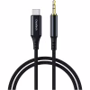 Перехідник USB-C to jack 3.5mm stereo audio (CDLA) 2.0m Choetech (AUX008-BK) - Image 1