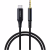 Переходник USB-C to jack 3.5mm stereo audio (CDLA) 2.0m Choetech (AUX008-BK) - Image 1
