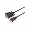 Кабель мультимедійний HDMI M to DVI M 1.8m 24+1pin Dynamode (DM-CL-HDMI-DVI-1.8M) - Image 1