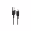Дата кабель USB 2.0 AM to USB-C 0.9m 322 Black Anker (A81H5G11) - Image 1