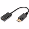 Перехідник DisplayPort to HDMI (M/F) Ultra HD active Digitus (AK-340415-002-S) - Image 1